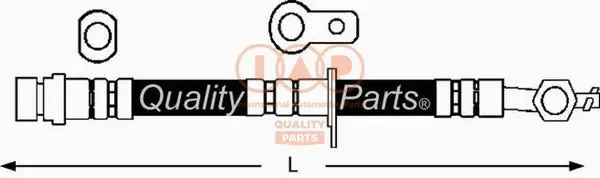 Flexible de frein IAP QUALITY PARTS 708-17083