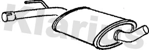 Silencieux central KLARIUS 210315