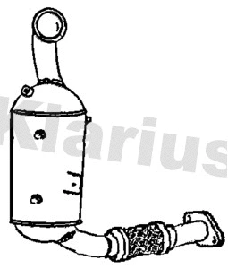 Filtre à particules / à suie, échappement KLARIUS 390443