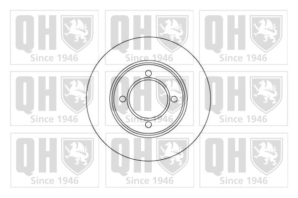 Disque de frein QUINTON HAZELL BDC3562