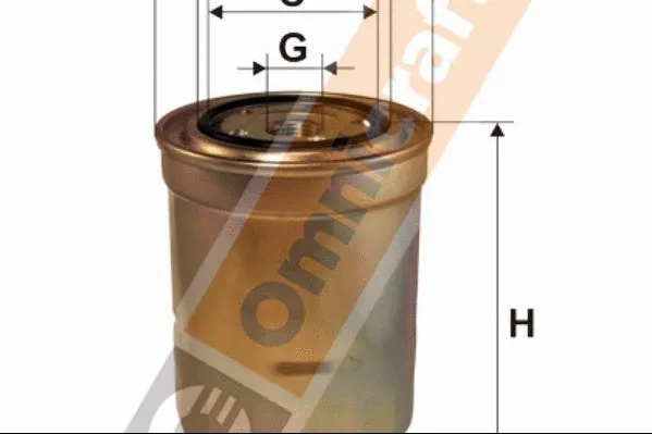 Filtre à carburant Omnicraft 2136825