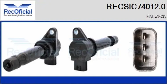 Bobine d'allumage RECOFICIAL RECSIC74012.0