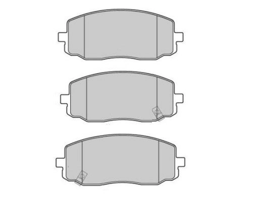 Kit de plaquettes de frein, frein à disque FREMAX FBP-1655