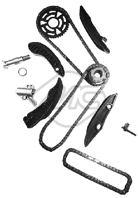 Kit de distribution par chaîne Metalcaucho 05789