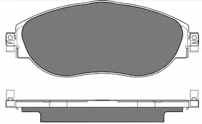 Kit de plaquettes de frein, frein à disque BSF 20258