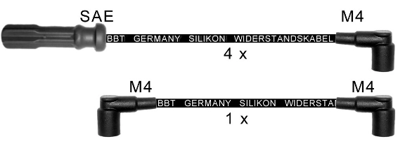 Kit de câbles d'allumage BBT ZK0135