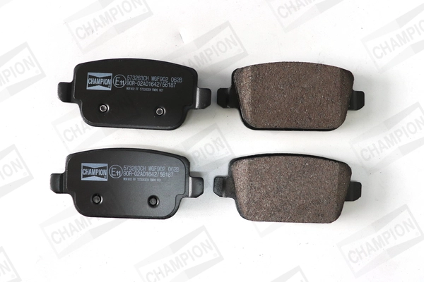 Kit de plaquettes de frein, frein à disque CHAMPION 573263CH