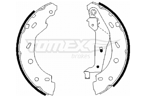 Jeu de mâchoires de frein TOMEX Brakes TX 21-75