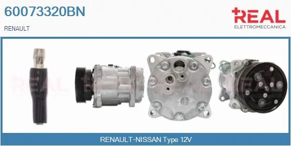 Compresseur, climatisation REAL 60073320BN