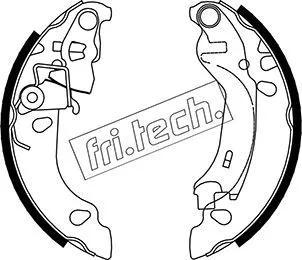 Jeu de mâchoires de frein fri.tech. 1034.107