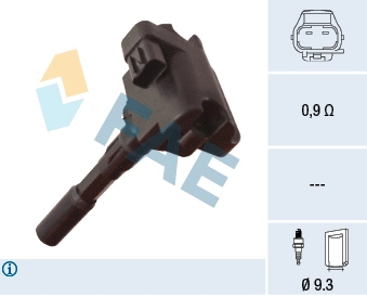 Bobine d'allumage FAE 80480