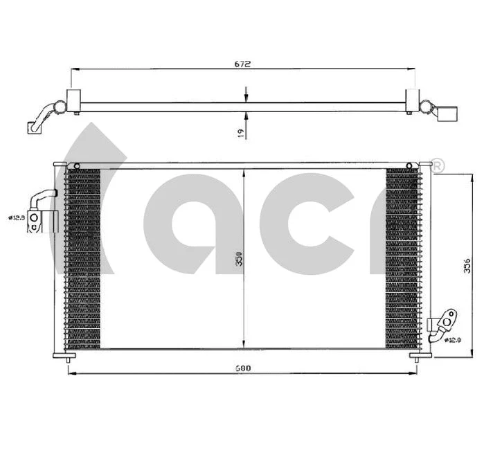 Condenseur, climatisation ACR 300570