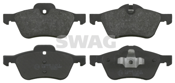 Kit de plaquettes de frein, frein à disque SWAG 11 91 6490
