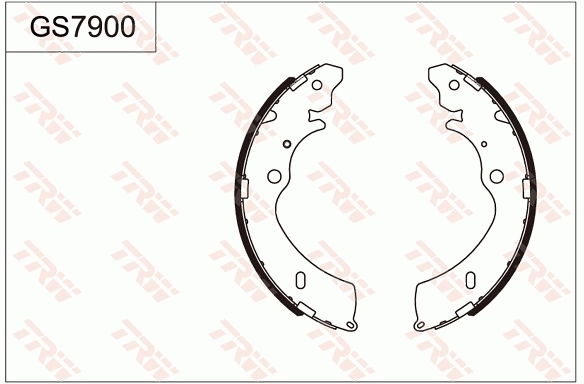 Jeu de mâchoires de frein TRW GS7900