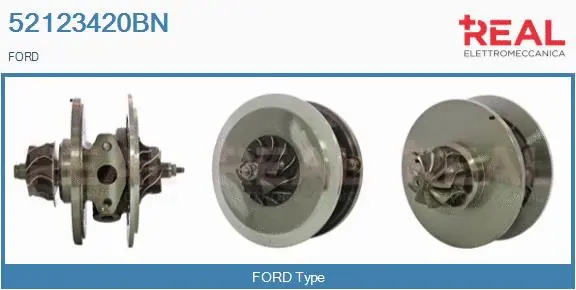 Groupe carter, turbocompresseur REAL 52123420BN