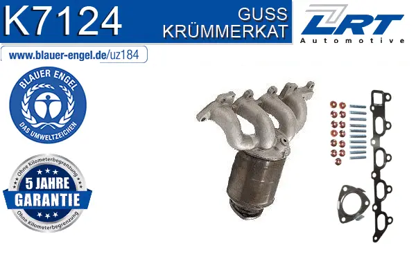 Catalyseur en coude LRT K7124