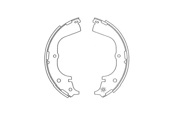 Jeu de mâchoires de frein KAVO PARTS KBS-9939