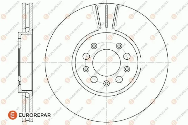 Disque de frein EUROREPAR 1618882980