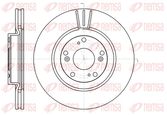 Disque de frein REMSA 61297.10