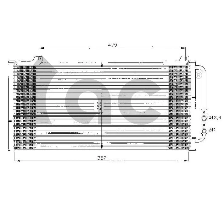 Condenseur, climatisation ACR 300376