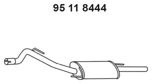 Silencieux arrière EBERSPÄCHER 95 11 8444