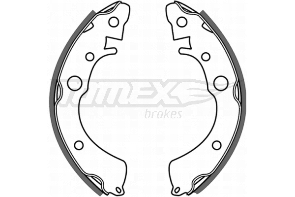 Jeu de mâchoires de frein TOMEX Brakes TX 21-35