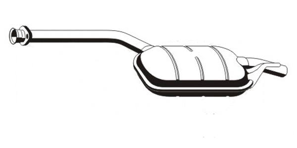 Silencieux central VEGAZ GmbH MS-117ERNS