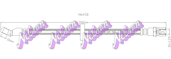 Flexible de frein BROVEX-NELSON H6438