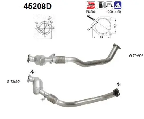 Catalyseur AS 45208D