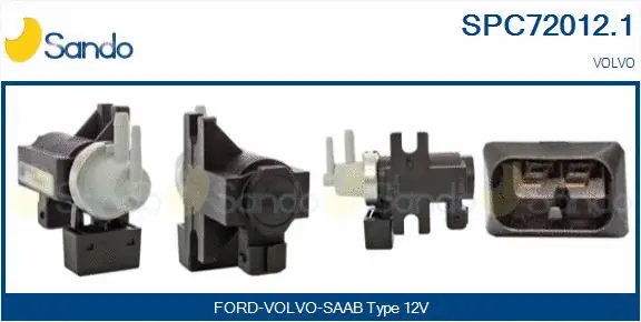 Transmetteur de pression, contrôle des gaz d'échappement SANDO SPC72012.1