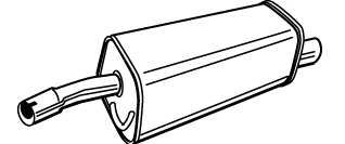 Silencieux arrière VEGAZ GmbH FS-540