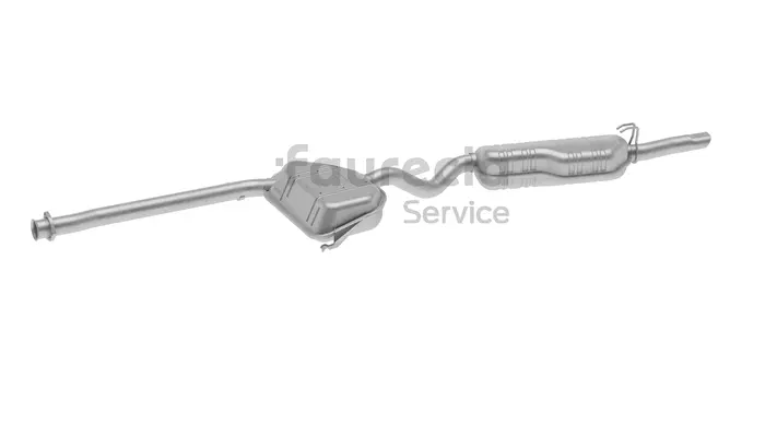 Silencieux arrière Faurecia FS01058