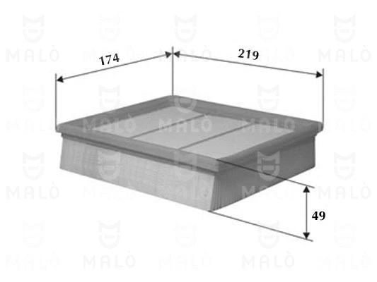 Filtre à air AKRON-MALÒ 1500466