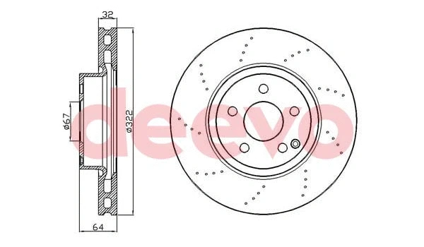 Disque de frein DEEVO BD24200