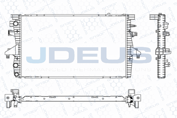 Radiateur, refroidissement du moteur JDEUS M-0300520