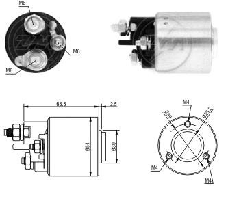 Contacteur, démarreur ZM ZM 1-590
