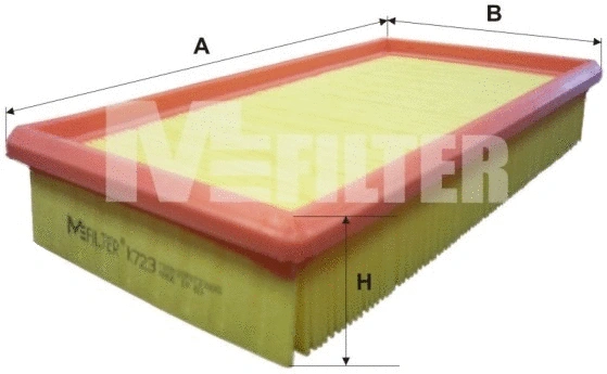 Filtre à air MFILTER K 723