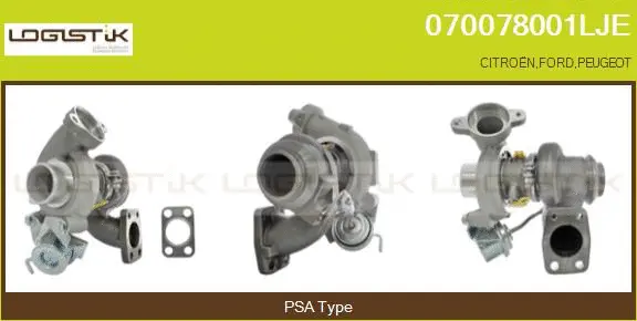 Turbocompresseur, suralimentation LGK 070078001LJE