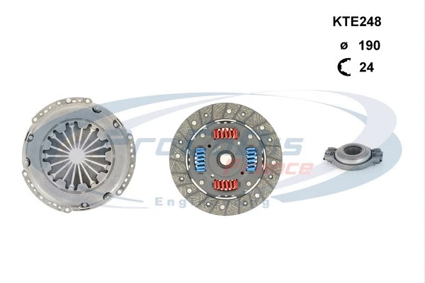 Kit d'embrayage PROCODIS FRANCE KTE248