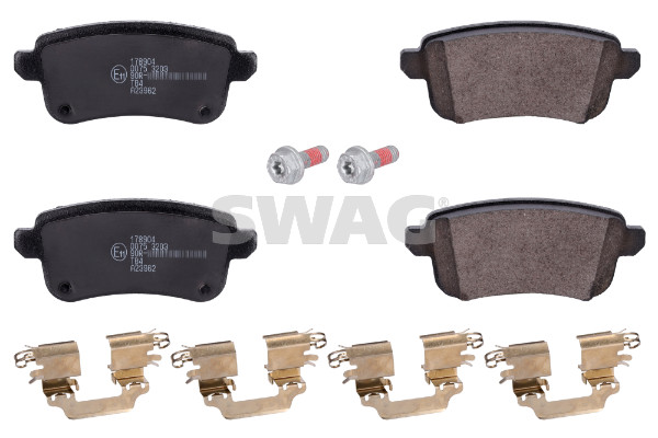Kit de plaquettes de frein, frein à disque SWAG 33 10 4736