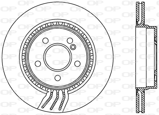 Disque de frein OPEN PARTS BDR2396.20