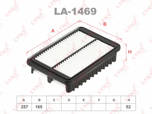 Filtre à air LYNXAUTO LA-1469