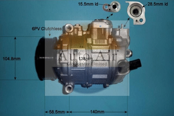 Compresseur, climatisation AUTO AIR GLOUCESTER 14-1126