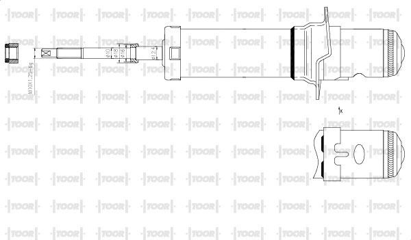 Amortisseur TOOR SG12600