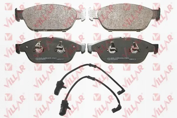 Kit de plaquettes de frein, frein à disque VILLAR 626.1743A
