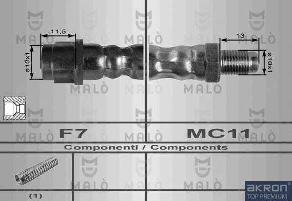 Flexible de frein AKRON-MALÒ 80195