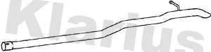 Tuyau d'échappement KLARIUS 150442