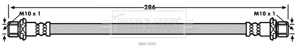 Flexible de frein BORG & BECK BBH7895