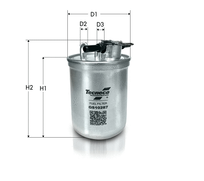 Filtre à carburant TECNECO FILTERS GS10287