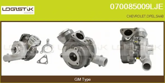 Turbocompresseur, suralimentation LGK 070085009LJE